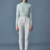 LAN-SF Snowflake Jacquard knit top