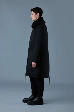 LEON Shearling Collar Down Parka