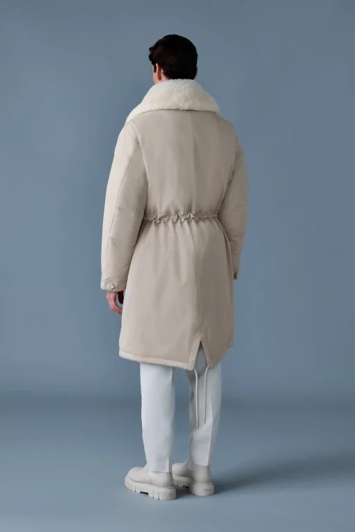LEON Shearling Collar Down Parka