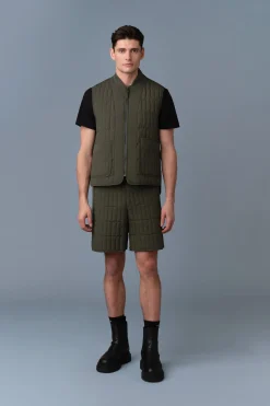 LEVI Light Down Vertical Quilted Vest