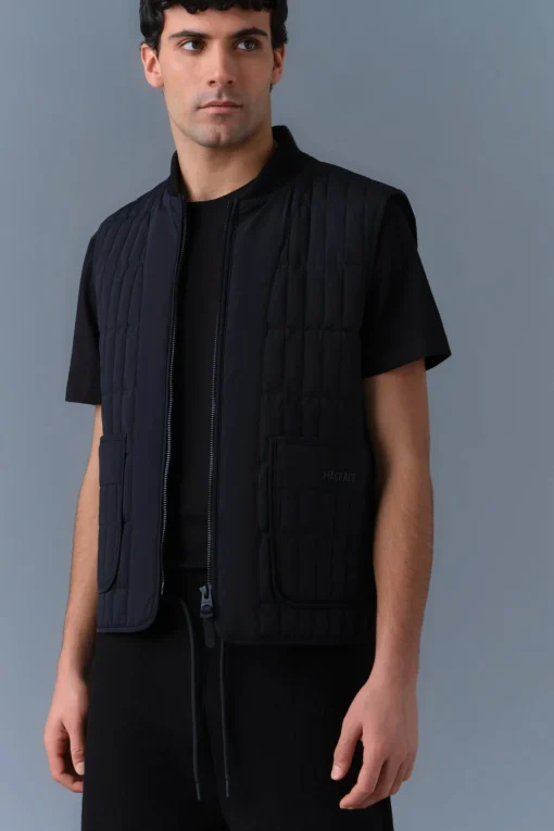 LEVI Light Down Vertical Quilted Vest