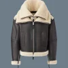 LOTTE Sheepskin jacket with double collar