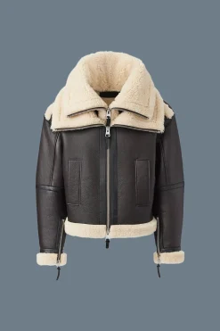 LOTTE Sheepskin jacket with double collar