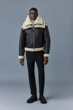 LOTTE Sheepskin jacket with double collar