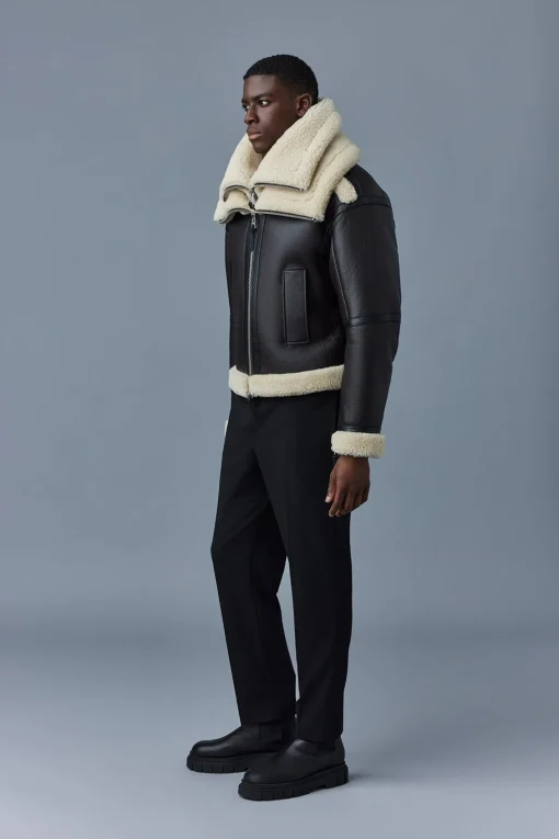 LOTTE Sheepskin jacket with double collar