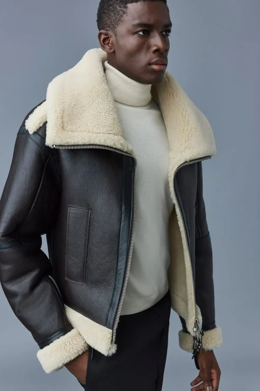 LOTTE Sheepskin jacket with double collar