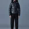 MADALYN lustrous light down jacket with hood for ladies
