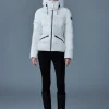 MADALYN lustrous light down jacket with hood for ladies