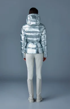 MADALYN-M Metallic laminate down jacket