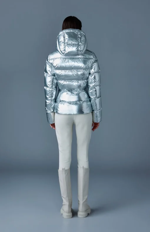 MADALYN-M Metallic laminate down jacket