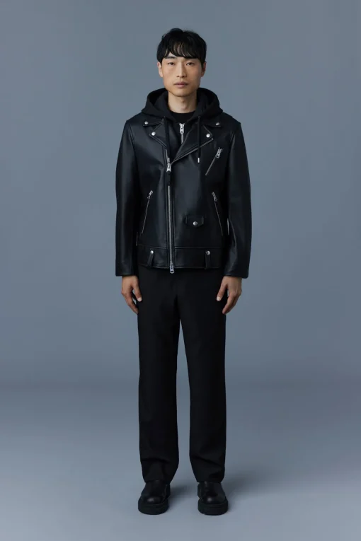 MAGNUS-CN 2-in-1 Leather biker jacket