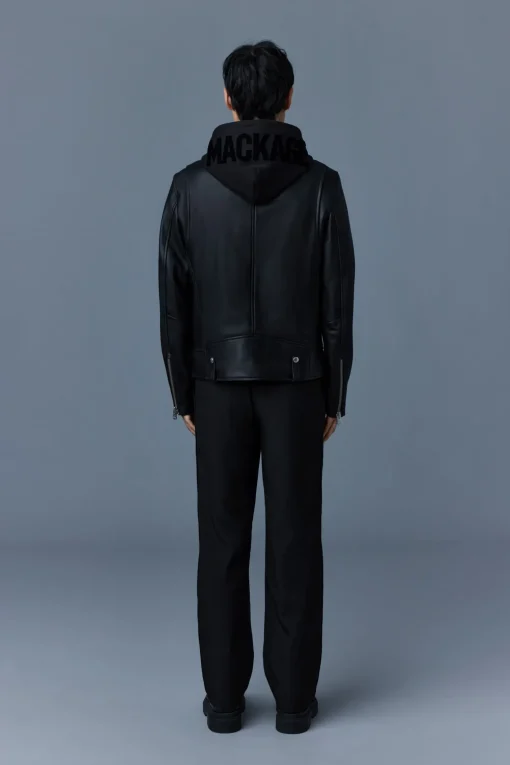 MAGNUS-CN 2-in-1 Leather biker jacket