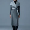 MAI-CN Double-face wool wrap coat