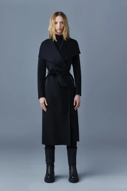 MAI-CN Double-face wool wrap coat