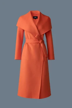 MAI-CN Double-face wool wrap coat