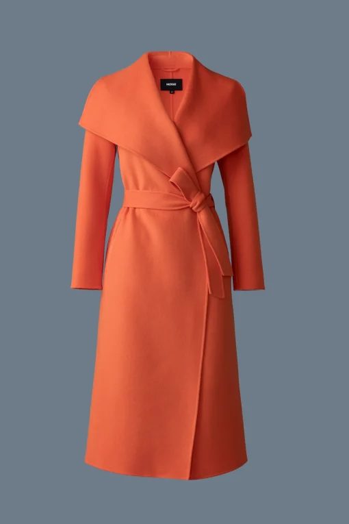 MAI-CN Double-face wool wrap coat