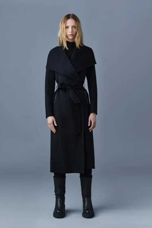 MAI-CN Double-face wool wrap coat