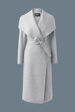 MAI-CN Double-face wool wrap coat