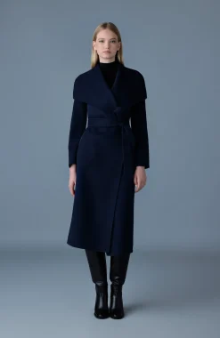 MAI-CN Double-face wool wrap coat