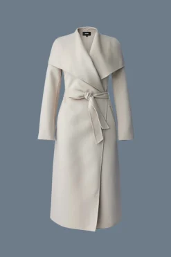 MAI-CN Double-face wool wrap coat