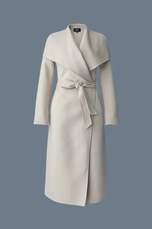 MAI-CN Double-face wool wrap coat