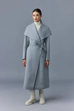 MAI-CN Double-face wool wrap coat