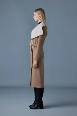 MAI-CN Double-face wool wrap coat