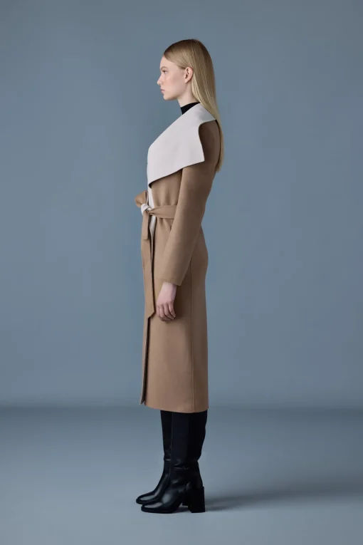 MAI-CN Double-face wool wrap coat