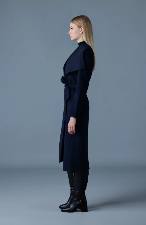 MAI-CN Double-face wool wrap coat