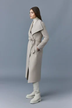 MAI-CN Double-face wool wrap coat