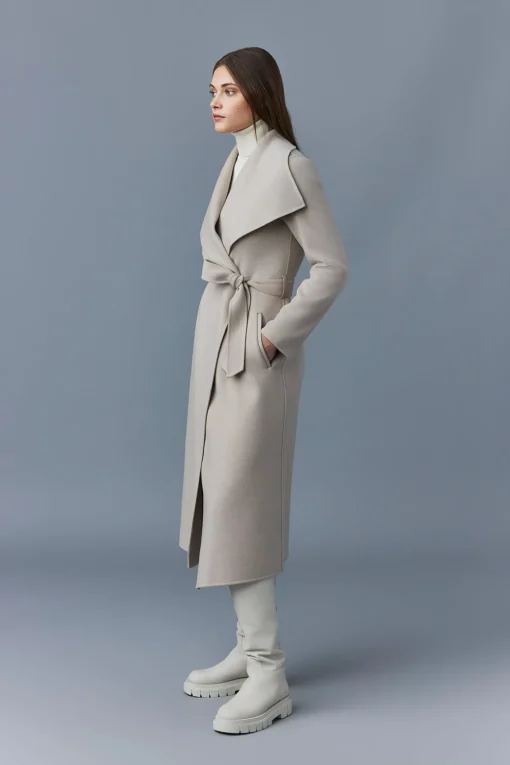 MAI-CN Double-face wool wrap coat