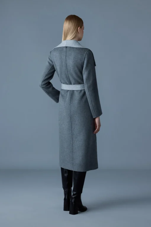 MAI-CN Double-face wool wrap coat