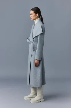 MAI-CN Double-face wool wrap coat