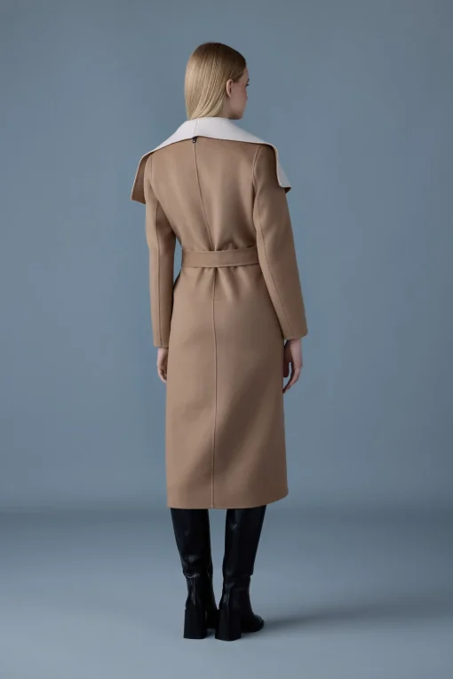 MAI-CN Double-face wool wrap coat