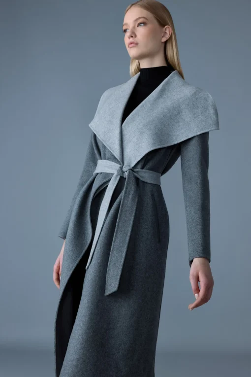 MAI-CN Double-face wool wrap coat
