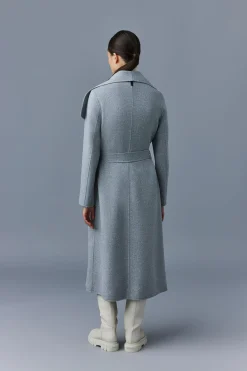MAI-CN Double-face wool wrap coat