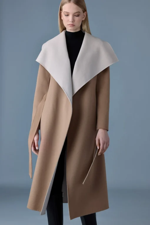MAI-CN Double-face wool wrap coat