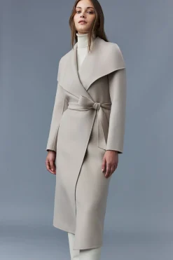 MAI-CN Double-face wool wrap coat