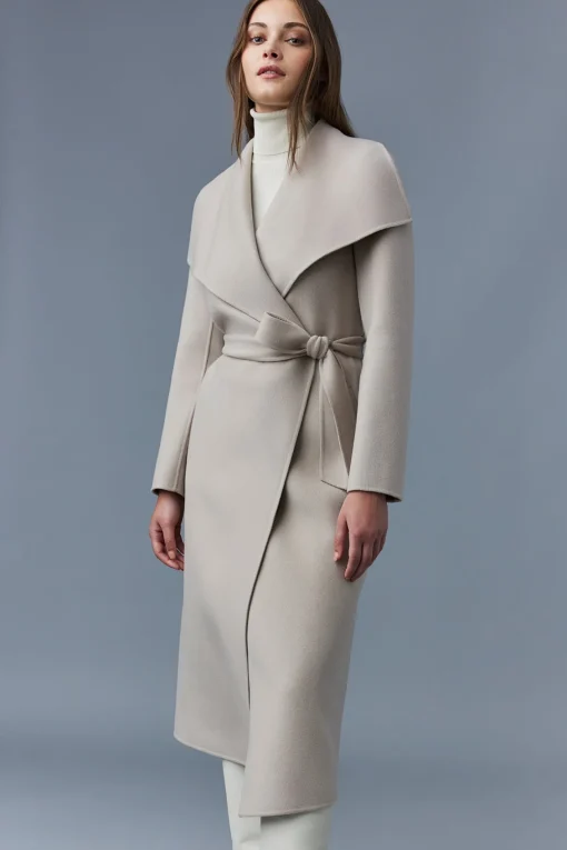 MAI-CN Double-face wool wrap coat