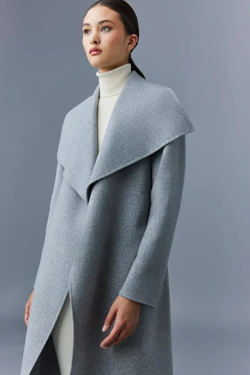 MAI-CN Double-face wool wrap coat
