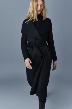 MAI-CN Double-face wool wrap coat