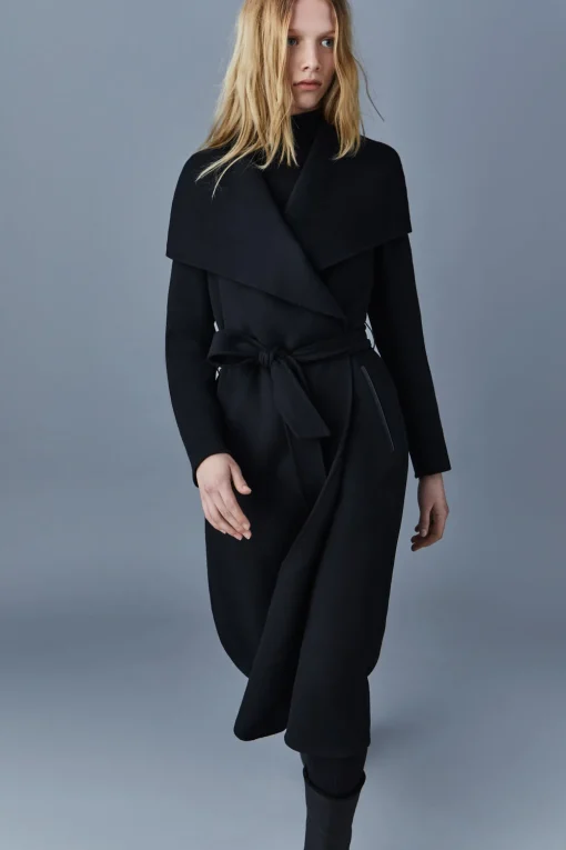 MAI-CN Double-face wool wrap coat