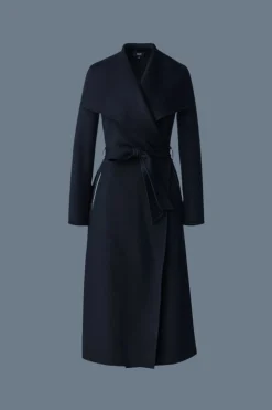MAI-CN Double-face wool wrap coat