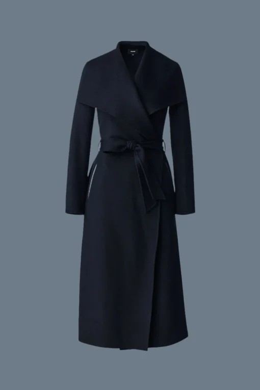 MAI-CN Double-face wool wrap coat