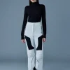 MAIKA Techno Fleece ski pants with articulated knees and smocked detail