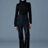 MAIKA Techno Fleece ski pants with articulated knees and smocked detail