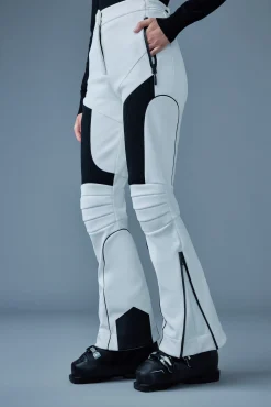 MAIKA Techno Fleece ski pants with articulated knees and smocked detail