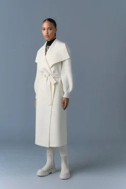 MAI-NV Double-Face Wool Wrap Coat