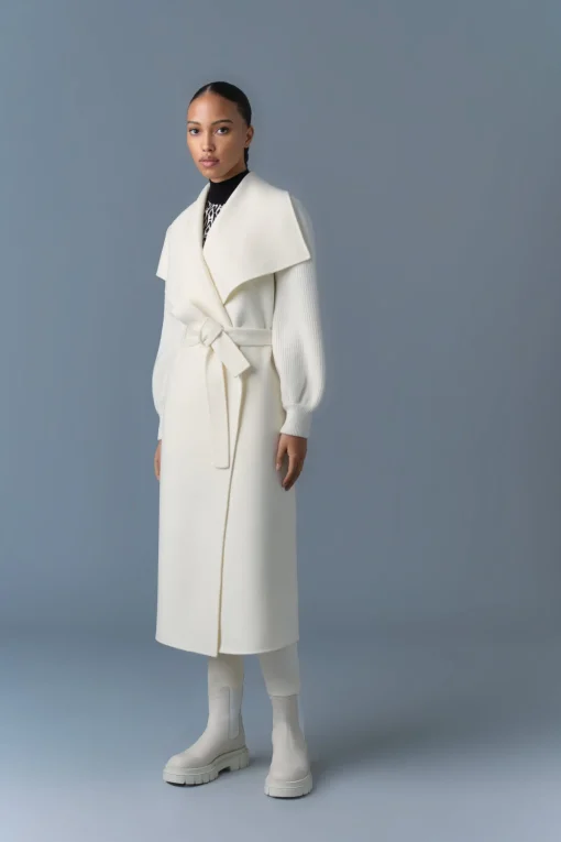 MAI-NV Double-Face Wool Wrap Coat