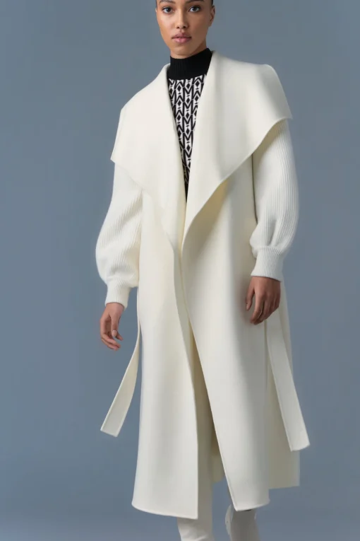 MAI-NV Double-Face Wool Wrap Coat